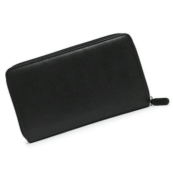 Chanel Coco Button Organizer Large Long Wallet Calf Leather Black - Picture 7 of 12